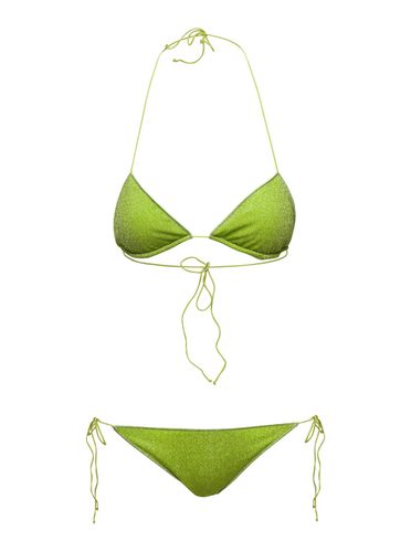 Triangle-shaped Bikini In Lurex Woman - Oseree - Modalova