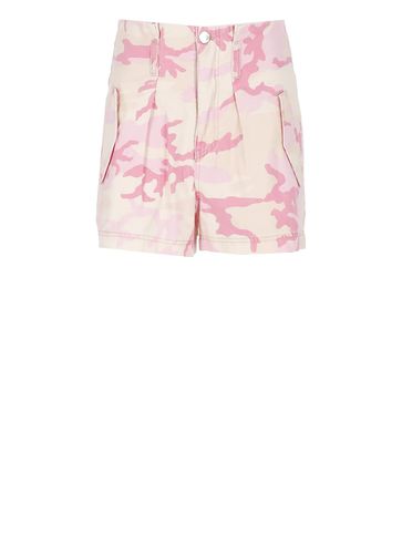 Pinko Golf Printed Cotton Shorts - Pinko - Modalova