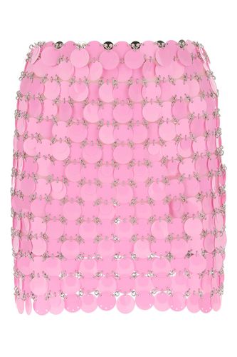 Pink Maxi Sequins Mini Skirt - Paco Rabanne - Modalova