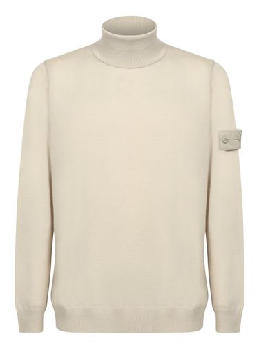 Logo Patch Roll Neck Jumper - Stone Island - Modalova