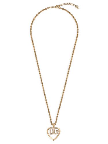 Dolce & Gabbana Logo Charm Necklace - Dolce & Gabbana - Modalova