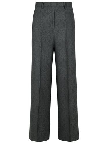 Etro Grey Wool Trousers - Etro - Modalova