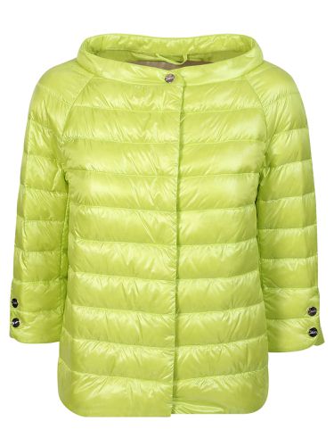 Herno Wide Boat Neck Yellow Jacket - Herno - Modalova