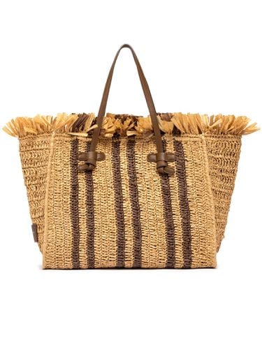 Shopping Bag Is Made Of Straw-effect Material - Gianni Chiarini - Modalova