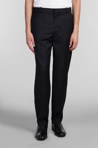 Balmain Pants In Black Wool - Balmain - Modalova