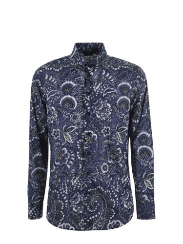 Cotton Shirt With Paisley Motif - Etro - Modalova