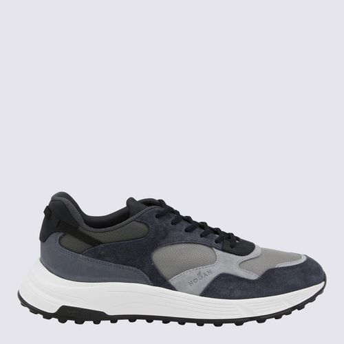 Grey Leather Hyperlight Sneakers - Hogan - Modalova