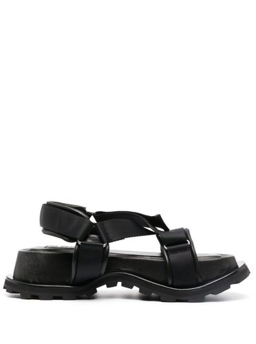 Hiking Platform Sandals With Touch Strap In Leather Woman - Jil Sander - Modalova