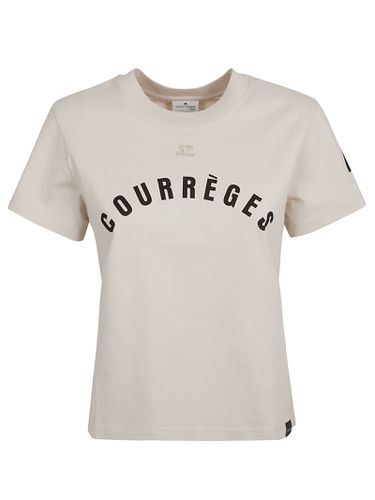 Courrèges Logo Print T-shirt - Courrèges - Modalova