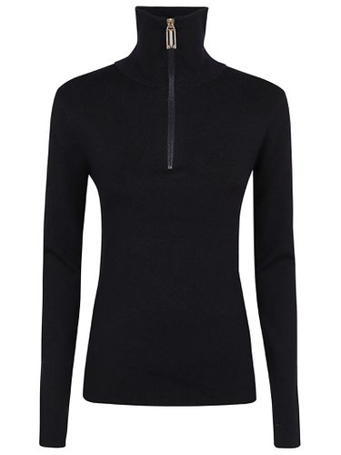 Half Zip High Neck Top - Victoria Beckham - Modalova