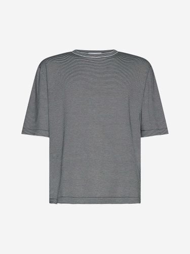 Lardini Striped Cotton T-shirt - Lardini - Modalova