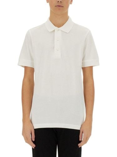 Logo Embroidered Short-sleeved Polo Shirt - Tom Ford - Modalova