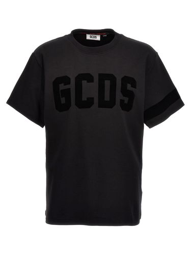 GCDS Velvet Logo T-shirt - GCDS - Modalova