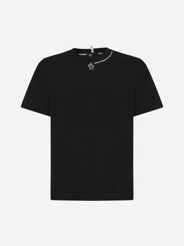 Logo Cotton T-shirt - Moncler Grenoble - Modalova