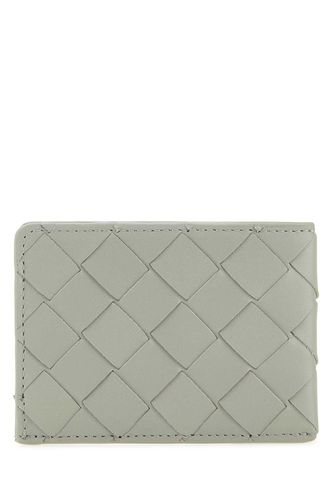 Light Grey Leather Card Holder - Bottega Veneta - Modalova