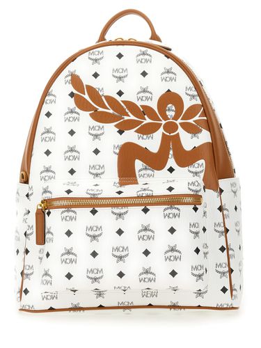 Stark Mega Laurel Visetos Medium Backpack - MCM - Modalova