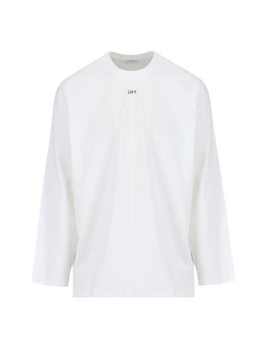 Off-White Logo T-shirt - Off-White - Modalova
