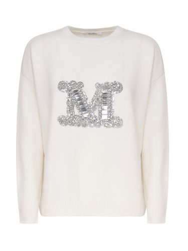 Logo Embroidered Knitted Jumper - Max Mara - Modalova