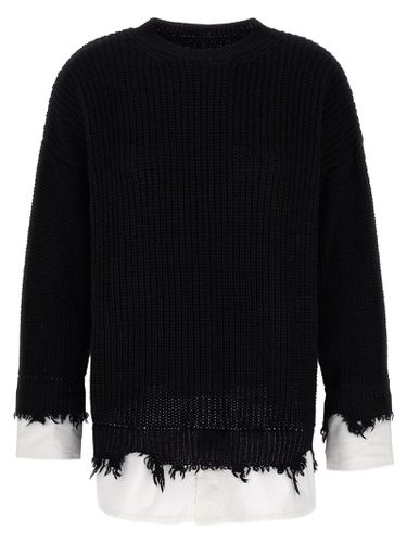 Shirt Insert Sweater - MM6 Maison Margiela - Modalova