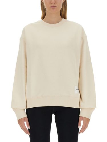 Sweatshirt With Logo Patch - Jil Sander - Modalova