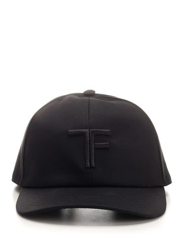 Tom Ford Black Cap With Logo - Tom Ford - Modalova