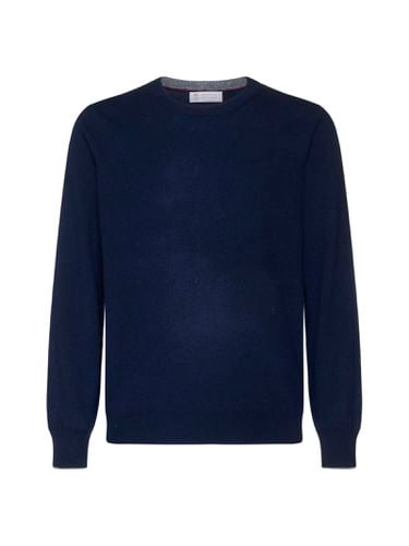 Crewneck Knitted Sweater - Brunello Cucinelli - Modalova