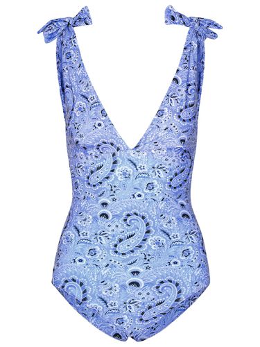 Light Blue Swimsuit In Polyamide Blend - Etro - Modalova