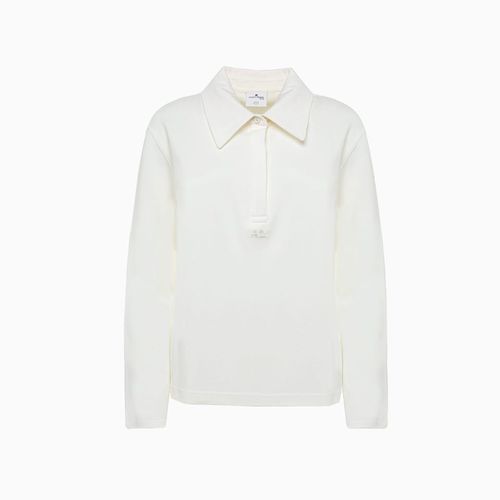 Courreges Long Sleeve Polo Shirt - Courrèges - Modalova