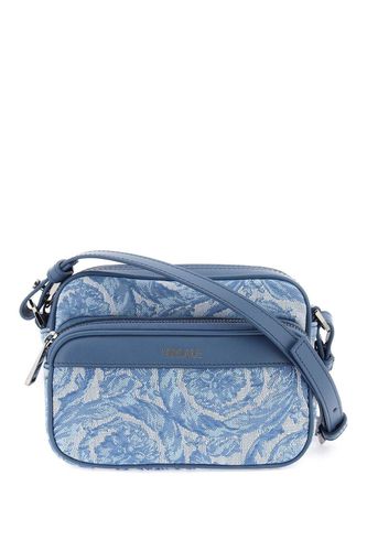 Barocco Athena Zip-up Messenger Bag - Versace - Modalova