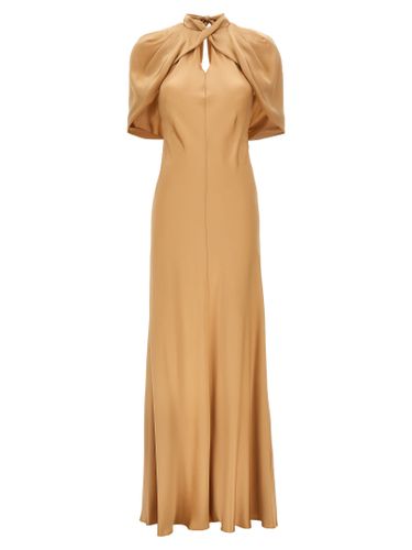 Alberta Ferretti Long Satin Dress - Alberta Ferretti - Modalova