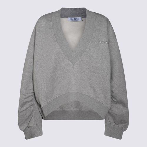 The Attico Grey Cotton Sweatshirt - The Attico - Modalova