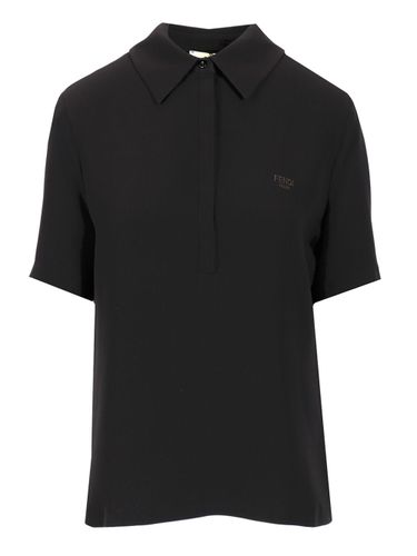 Fendi Short Sleeve Polo - Fendi - Modalova