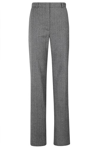 Pleat Detailed Straight Leg Trousers - Max Mara Studio - Modalova