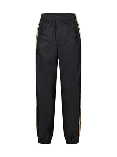 Track-pants With Contrasting Side Stripes - Versace - Modalova