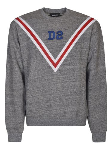 Embroidered Logo Sweatshirt - Dsquared2 - Modalova