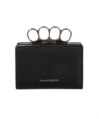 Leather Wallet On Chain - Alexander McQueen - Modalova