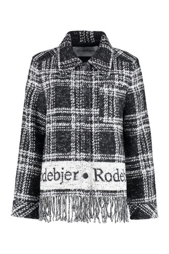 Olivia Logo Checked Wool Jacket - Rodebjer - Modalova