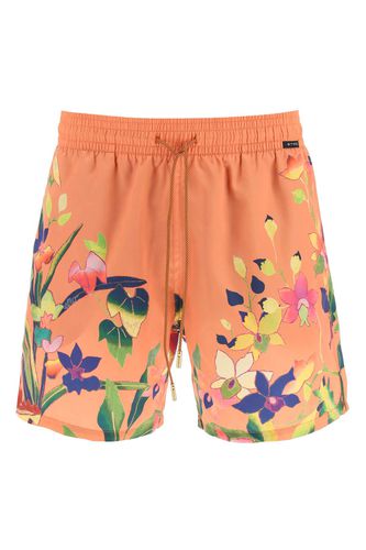 Etro Floral Print Swimtrunks - Etro - Modalova