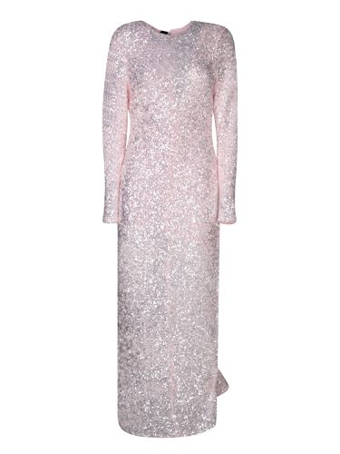 Ganni Powder Pink Sequin Maxi Dress - Ganni - Modalova