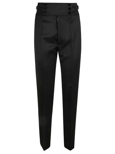 High-waist Rear Logo Trousers - Maison Margiela - Modalova