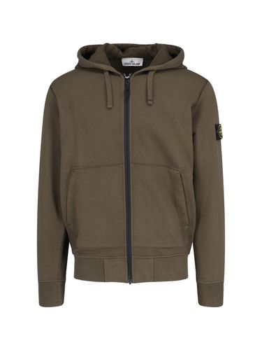 Stone Island Logo Hoodie - Stone Island - Modalova