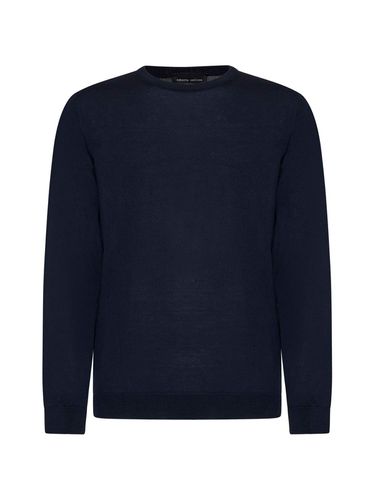 Crewneck Knit Sweater - Roberto Collina - Modalova