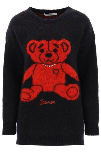 Alessandra Rich Bear Knit Sweater - Alessandra Rich - Modalova