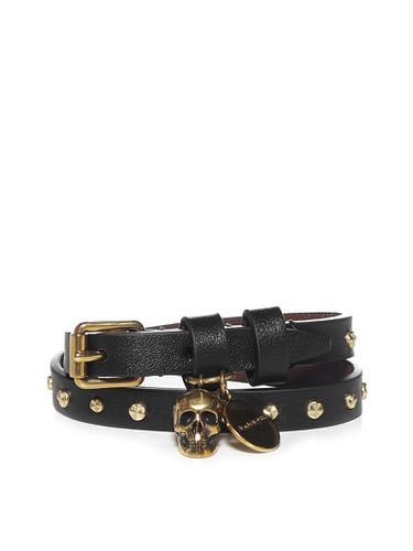 Double Wrap Skull Bracelet - Alexander McQueen - Modalova