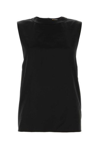 Crewneck Sleeveless Tank Top - Saint Laurent - Modalova