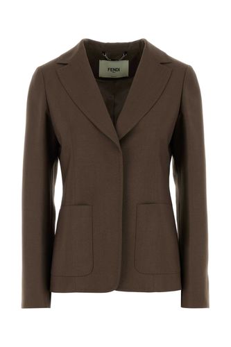Single-breasted Tailored Blazer - Fendi - Modalova