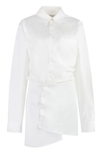 Off-White Cotton Shirtdress - Off-White - Modalova