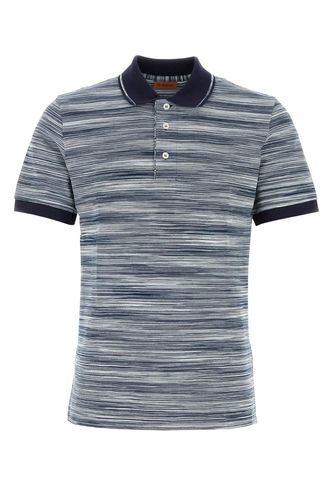 Embroidered Cotton Polo Shirt - Missoni - Modalova