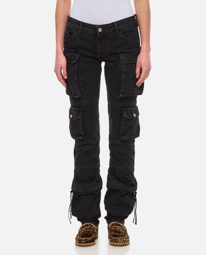 The Attico Essie Denim Cargo Pants - The Attico - Modalova