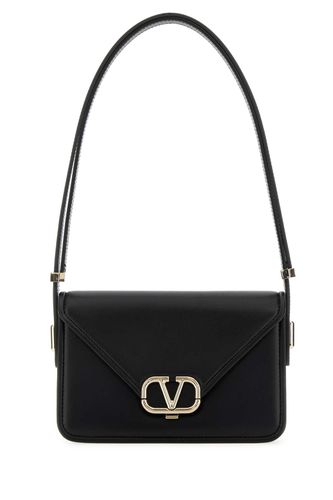 Black Leather Vlogo Crossbody Bag - Valentino Garavani - Modalova
